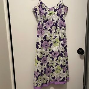 Floral purple sun dress size 12